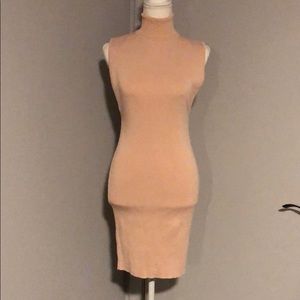 Peach/pink turtleneck mini.